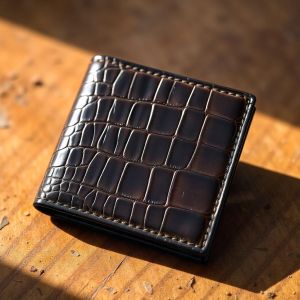 Genuine crocodile leather wallets