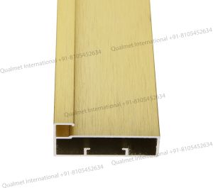 45mm Aluminium Kitchen Profile - Golden Brush