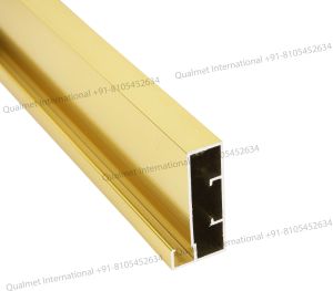 45mm Aluminium Kitchen Profile - Lemon Gold