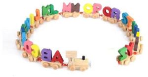 Wooden Alphabet Letter Train