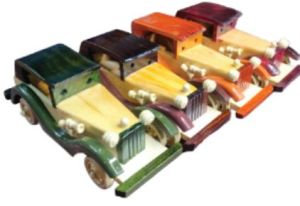 Wooden Vintage Classic Car Toy