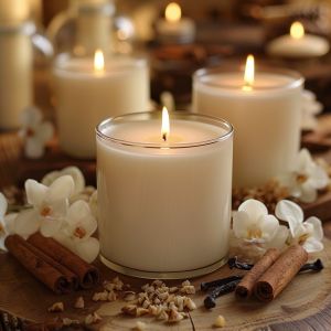 Soy Wax Vanilla Scented Candle
