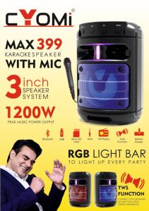 Cyomi max 399 speaker with mic