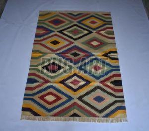 Multicolor Handloom Cotton Durries