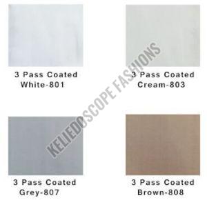 3 Pass Coated Blackout Fabric