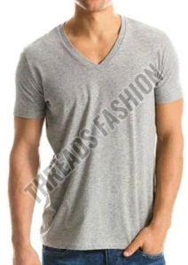 Mens Deep V Neck T Shirt