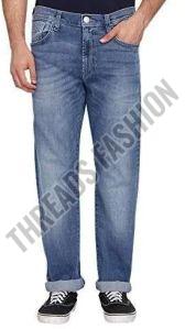 Mens Relaxed Fit Denim Jeans