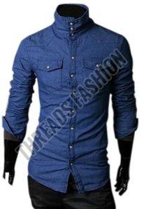 Mens Stylish Denim Shirt