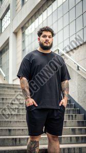 Mens Half Sleeve Oversized T Shirt