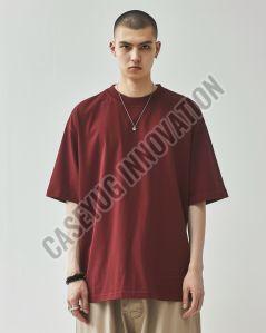 Mens Round Neck Oversized T Shirt