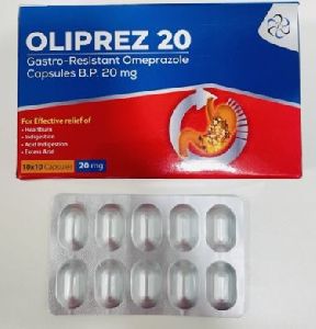 Omeprazole Gastro Resistant 20mg Capsule