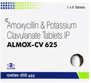 Almox CV Amoxycillin Potassium Clavulanate Tablet