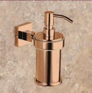 Rose Gold Touch Brass Soap Dispenser