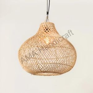 Bamboo Rattan Hanging Lamp