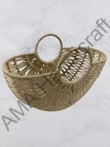 Brown Handmade Jute Basket