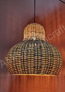 Round Bamboo Hanging Lamp