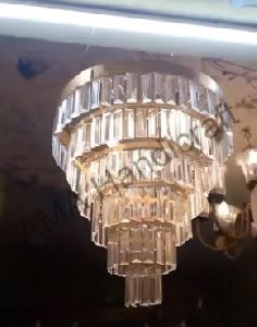 Round Crystal Hanging Chandelier