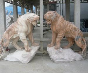 Marble Lion Statue