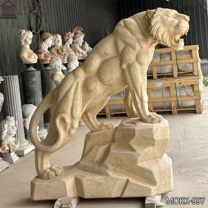 Marble Lion Statue