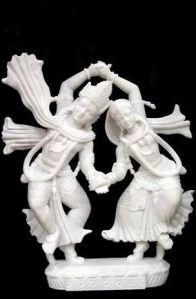 Marble Radha Krishna Statue