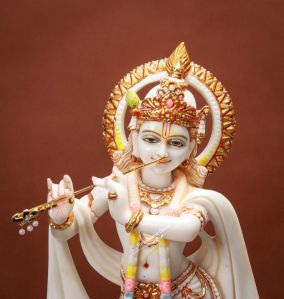 Marble Krishna Statue