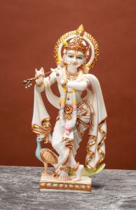 Marble Krishna Statue