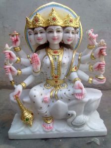 marble gayatri mata statue