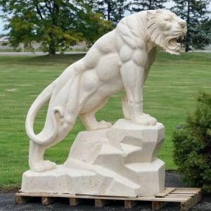 Marble Lion Statue