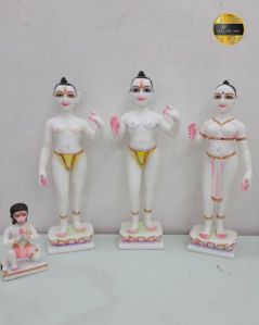 Marble White Ram Darbar Statue