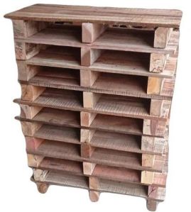 2 Way Rectangular Pinewood Pallet