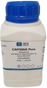 Caffeine Anhydrous Powder, Grade Standard