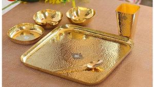 Brass Thali Set
