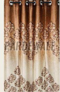 Coffee Armani Digital Print Curtain