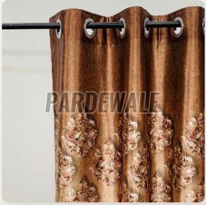 Coffee Armani Digital Print Curtain