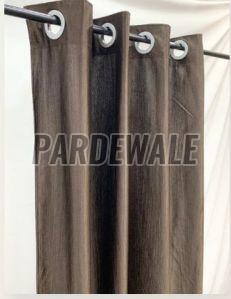 Coffee Brown Semi Blackout Plain Curtain