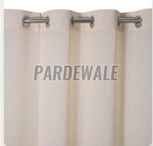 Cream Linen Sheer Curtain