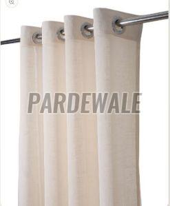 Cream Linen Sheer Curtain