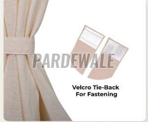 Cream Linen Sheer Curtain