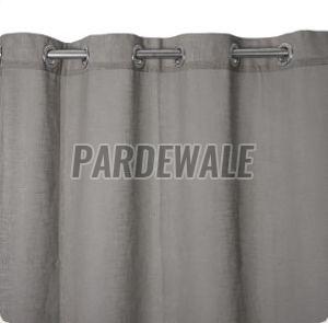 Dusty Grey Linen Sheer Curtain