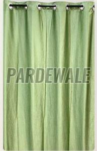 Green Semi Blackout Plain Curtain
