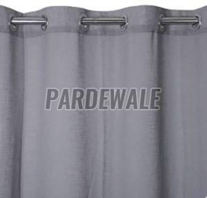 Grey Linen Sheer Curtain