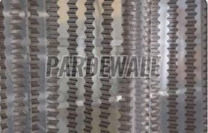 Grey Net Tissue Sheer Curtain