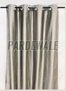 Grey Semi Blackout Plain Curtain