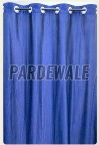 Navy Blue Semi Blackout Plain Curtain
