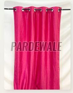 Pink Semi Blackout Plain Curtain