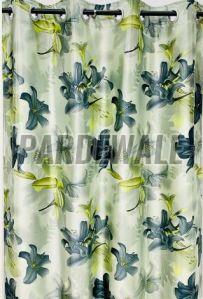 Swiss Green Orchid Flower Curtain