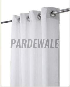 White Linen Sheer Curtain