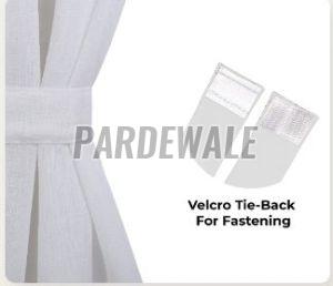 White Linen Sheer Curtain
