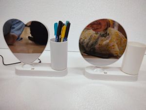 Magic Mirror Heart Photo Frame
