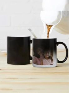 Plain Sublimation Magic Black Mug